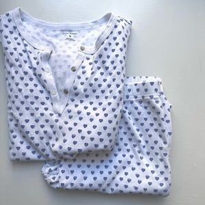 Blue Heart Roller Rabbit Pj set